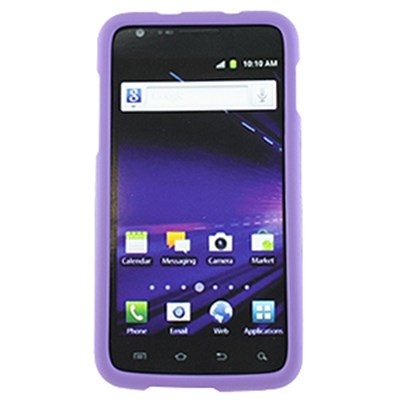 Samsung Compatible Rubberized Snap-on Cover - Purple FS-SAI727-RPP