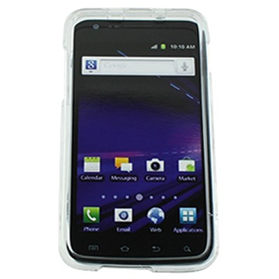 Samsung Compatible Rubberized Snap-on Cover - Clear FS-SAI727-TCL