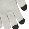 Boss Tech Touch Screen Gloves - Gray with Black Tips  GLOVEGYBK Image 2