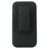HTC Compatible Rubberized Cover and Holster Combo - Black  HLSTS-HT6425-RBK Image 1