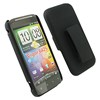 HTC Compatible Rubberized Cover and Holster Combo - Black  HLSTS-HT6425-RBK Image 4