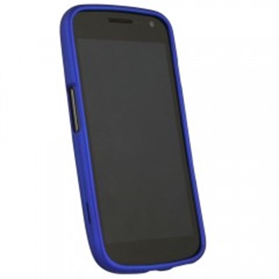 Samsung Compatible Rubberized Protective Cover - Dark Blue I515RUBDKBL