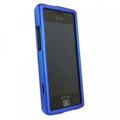 Samsung Compatible Rubberized Protective Cover - Dark Blue I677RUBDKBL