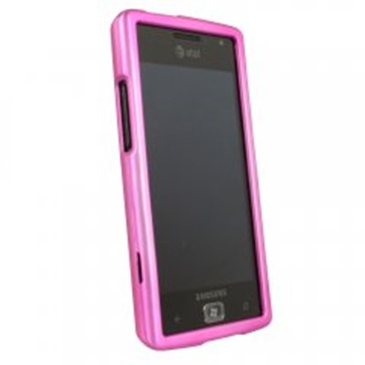 Samsung Compatible Rubberized Protective Cover - Dark Pink I677RUBDKPK