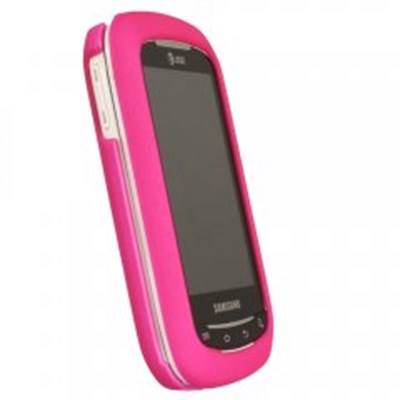 Samsung Compatible Rubberized Protective Cover - Solid Dark Pink I857RUBDKPK