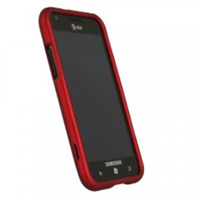 Samsung Compatible Rubberized Protective Cover - Red I937RUBRD