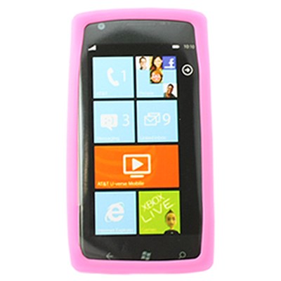 Samsung Compatible Silicone Skin Cover - Pink ILS-SAI677-PI