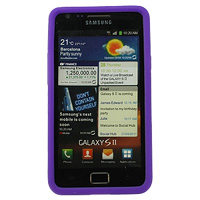 Samsung Compatible Silicone Skin Cover - Purple ILS-SAI777-PP