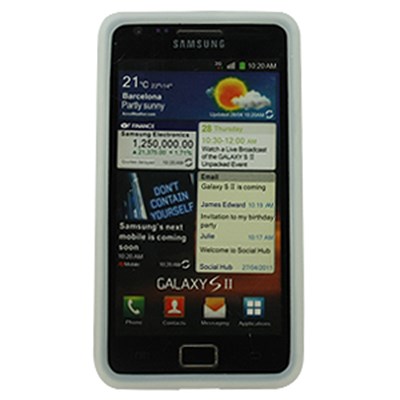 Samsung Compatible Silicone Skin Cover - Transparent Clear ILS-SAI777-TCL