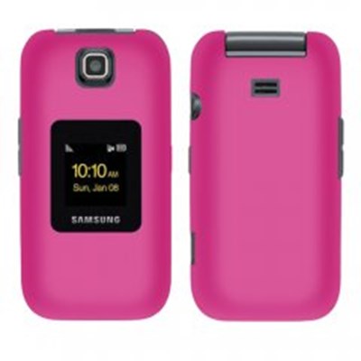 Samsung Compatible Rubberized Protective Cover - Dark Pink M370RUBDKPK