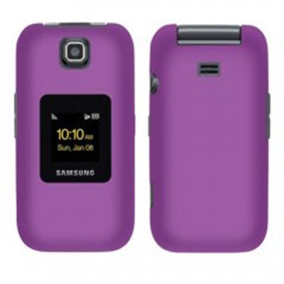 Samsung Compatible Rubberized Protective Cover - Purple M370RUBPU