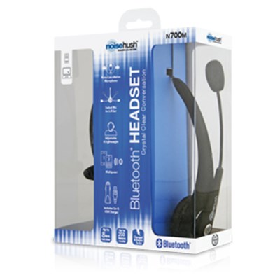 NoiseHush N700m Bluetooth Headset - Black  N700M-11867