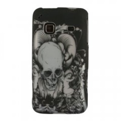 Samsung Compatible Rubberized Protective Cover - Skull With Angel PREVAILRUBSKULLAGL