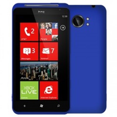 HTC Compatible Rubberized Protective Cover - Dark Blue RADIANTRUBDKBL