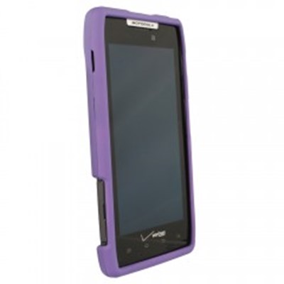 Motorola Compatible Rubberized Protective Cover - Purple RAZRMAXRUBPU