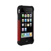 Apple Compatible Ballistic Shell Gel Case - Black and Red  SA0582-M355 Image 4