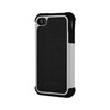 Apple Compatible Ballistic Shell Gel Case - Black and White SA0582-M385 Image 2