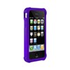 Apple Compatible Ballistic Shell Gel Case - Black and Purple  SA0582-M665 Image 4