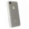Apple Compatible Silicone Gel Cover - White Basket Weave Pattern SIL4SCL Image 1
