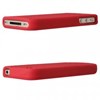 Apple Compatible Silicone Gel Cover - Red Basket Weave Pattern SIL4SRD Image 2