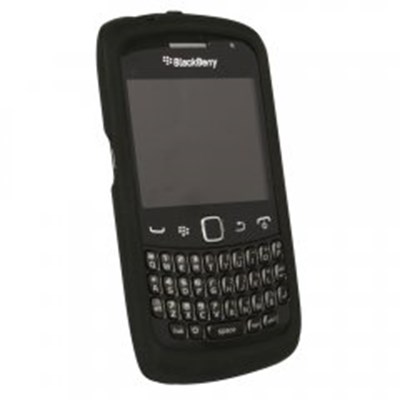 Blackberry Compatible Silicone Gel Cover - Black SIL9370BK