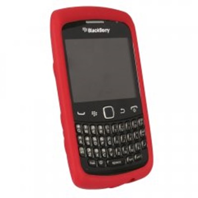 Blackberry Compatible Silicone Gel Cover - Red SIL9370RD