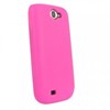 Samsung Compatible Silicone Gel Cover - Dark Pink SILI8150DKPK Image 1