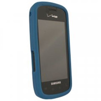 Samsung Compatible Silicone Gel Cover - Dark Blue SILILLUSIONDKBL