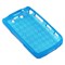 Blackberry Compatible Crystal Skin TPU Cover - Transparent Blue Checkers  TPU-BB9550-TBUD02 Image 1