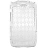 Blackberry Compatible Crystal Skin TPU Cover - Transparent Clear Checkers  TPU-BB9550-TCLD02 Image 2