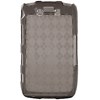 Blackberry Compatible Crystal Skin TPU Cover - Transparent Smoke Checkers  TPU-BB9550-TSMD02 Image 2
