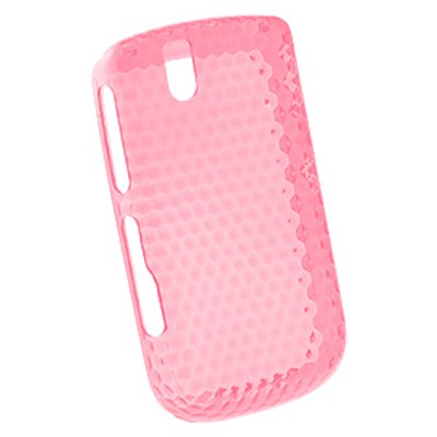Blackberry Compatible Crystal Skin TPU Cover - Pink  TPU-BB96X0-PI