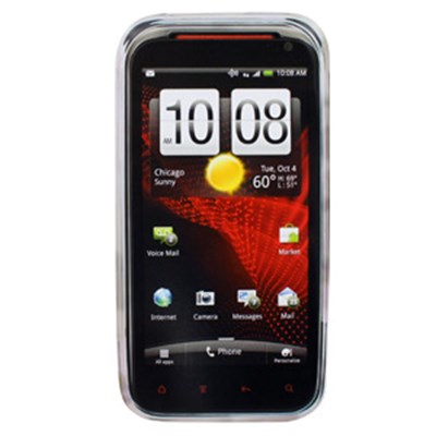 HTC Compatible Crystal Skin TPU Cover - Transparent Smoke  TPU-HT6425-TSM