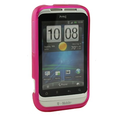 HTC Compatible Crystal Skin TPU Cover - Translucent Pink  TPU-HTPG76110-TPI
