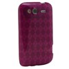 HTC Compatible Crystal Skin TPU Cover - Translucent Purple  TPU-HTPG76110-TPP Image 1