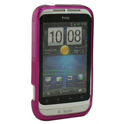 HTC Compatible Crystal Skin TPU Cover - Translucent Purple  TPU-HTPG76110-TPP