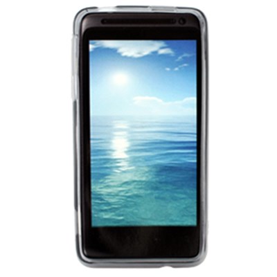 HTC Compatible Crystal Skin TPU Cover - Transparent Smoke  TPU-HTPH44100-TSM