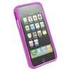 Apple Compatible Crystal Skin TPU Cover - Purple  TPU-IPHONE4G-PP Image 2