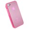 Apple Compatible Crystal Skin TPU Cover - Translucent Pink  TPU-IPHONE4G-TPI Image 3