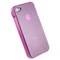 Apple Compatible Crystal Skin TPU Cover - Translucent Purple  TPU-IPHONE4G-TPP Image 3
