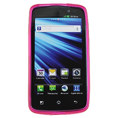LG Compatible Crystal Skin TPU Cover - Translucent Pink  TPU-LGP930-TPI