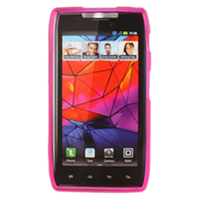 Motorola Compatible Crystal Skin TPU Cover - Translucent Pink  TPU-MOXT910-TPI