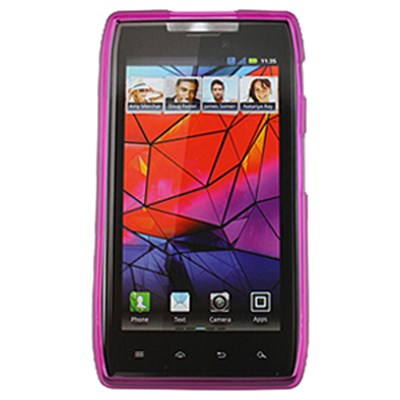 Motorola Compatible Crystal Skin TPU Cover - Translucent Purple  TPU-MOXT910-TPP