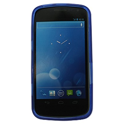 Samsung Compatible Crystal Skin TPU Cover - Translucent Blue  TPU-SAI515-TBU
