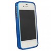 Apple Compatible 3D Cube Pattern TPU Cover - Blue TPU4SBLCB Image 1