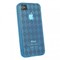 Apple Compatible Checkered Pattern TPU Cover - Blue TPU4SBLCK Image 2