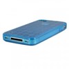 Apple Compatible Checkered Pattern TPU Cover - Blue TPU4SBLCK Image 4