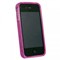 Apple Compatible Flowered Pattern TPU Cover - Hot Pink TPU4SHPFL Image 1