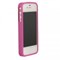 Apple Compatible Leather Textured Pattern TPU Cover - Solid Pink TPU4SPK Image 1