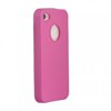 Apple Compatible Leather Textured Pattern TPU Cover - Solid Pink TPU4SPK Image 2